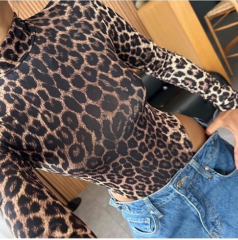 Leopar bodysuit
