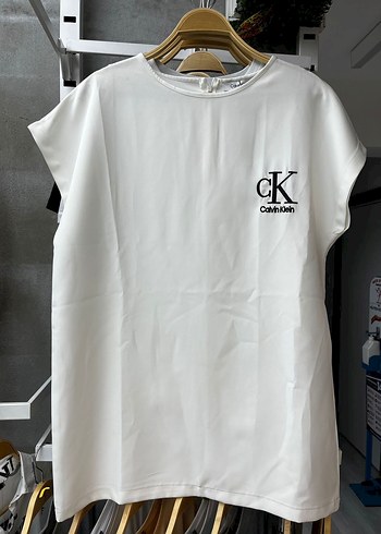 xl Beden Calvin klein elbise beyaz