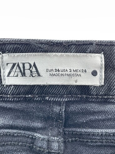 34 Beden siyah Renk Zara Jean / Kot %70 İndirimli.
