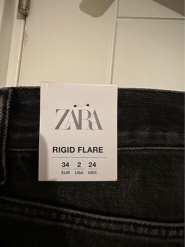 34 Beden gri Renk Zara Jean Kot