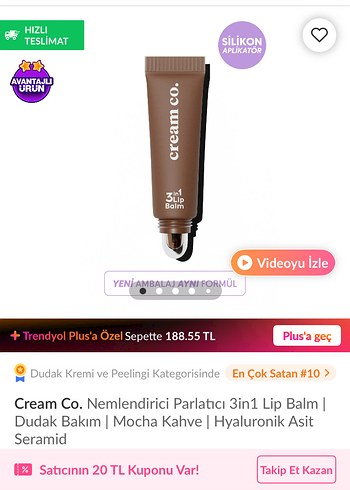 Cream co lip balm - Görsel 4