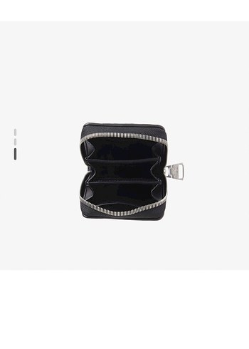  Beden Calvin Klein Siyah Deri Fermuarlı Kadın Cüzdanı