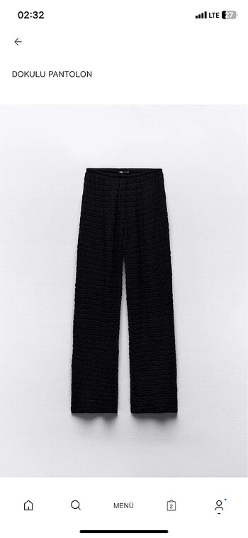 Zara dokulu pantolon