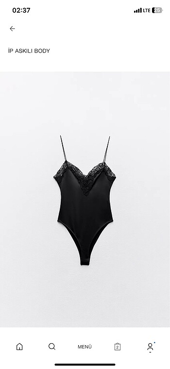 Zara ip askılı body