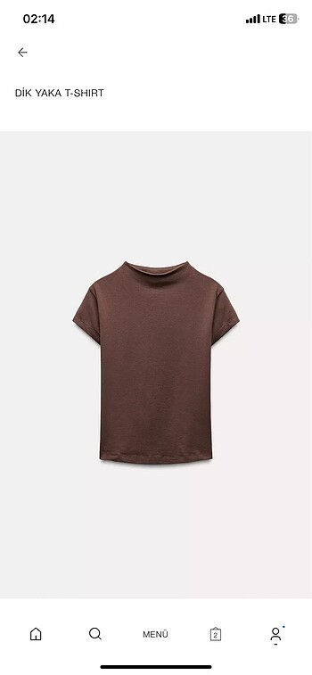 Dik yaka t-shirt
