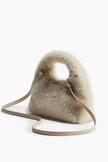 Beden H&M fuffy crossbody bag