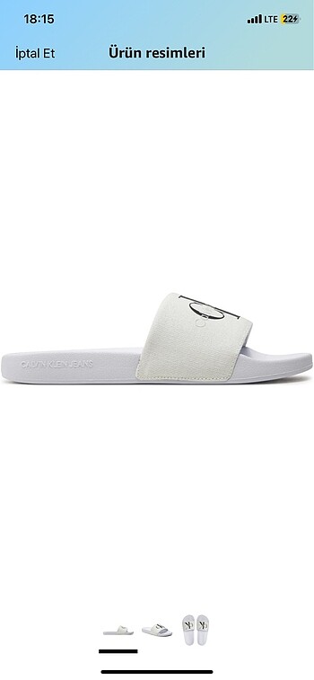 37 Beden Calvin klein terlik