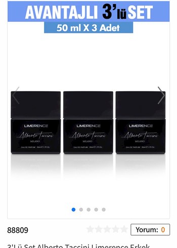 Pierre Cardin Erkek Parfümü 50ml 1 adet 300 2 adet 550 3 lu set 850