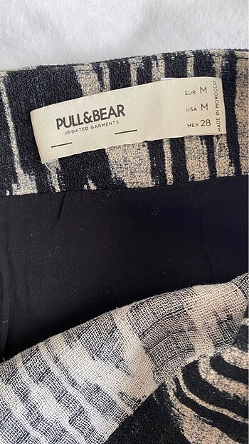 m Beden siyah Renk Pull and Bear Etek