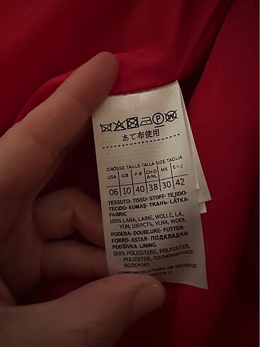 m Beden Max&co yün kaban