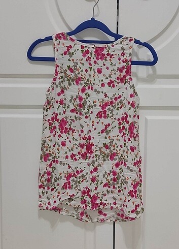 Çiçek Desenli Bluz Pamuklu - Smile Face - M - Görsel 4