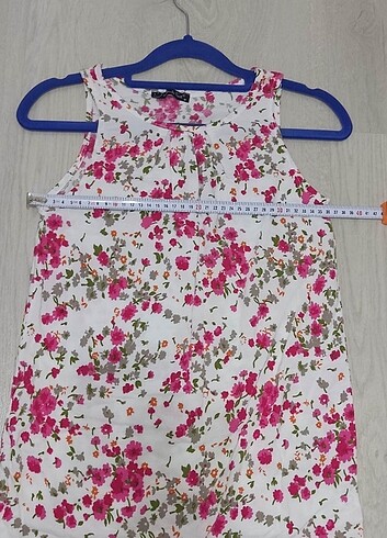 Çiçek Desenli Bluz Pamuklu - Smile Face - M - Görsel 5