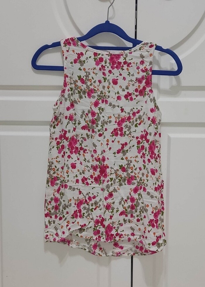 Çiçek Desenli Bluz Pamuklu - Smile Face - M - Görsel 4