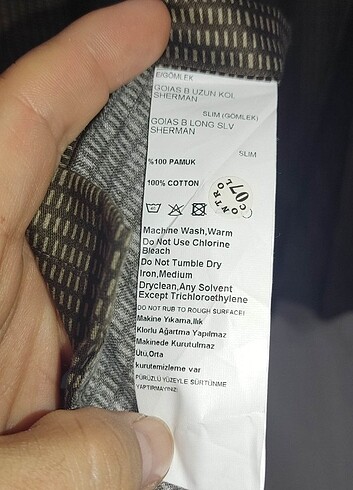 SARAR INTERVIEW Goias B Uzun Kol Sherman Slim S 0 Pamuk Gömlek - Görsel 10