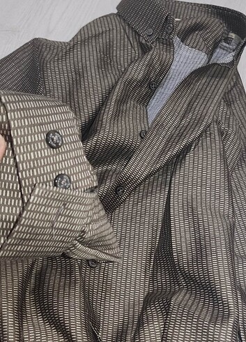 SARAR INTERVIEW Goias B Uzun Kol Sherman Slim S 0 Pamuk Gömlek - Görsel 3