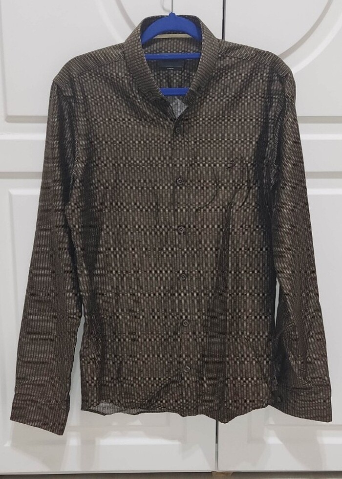 SARAR INTERVIEW Goias B Uzun Kol Sherman Slim S 0 Pamuk Gömlek - Görsel 5