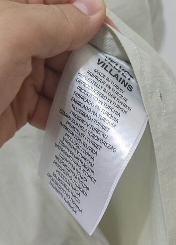 Velvet Villains Erkek Açık Yeşil XS Pamuklu Erkek Uzun Kollu Göm - Görsel 9