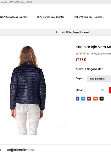 Vero Moda Kadın Şişme Kapitoneli S Ceket Mont Yün - Görsel 3