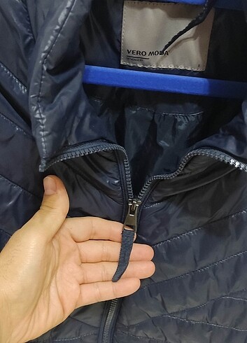 Vero Moda Kadın Şişme Kapitoneli S Ceket Mont Yün - Görsel 12