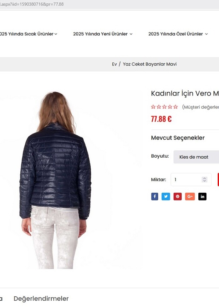 Vero Moda Kadın Şişme Kapitoneli S Ceket Mont Yün - Görsel 3