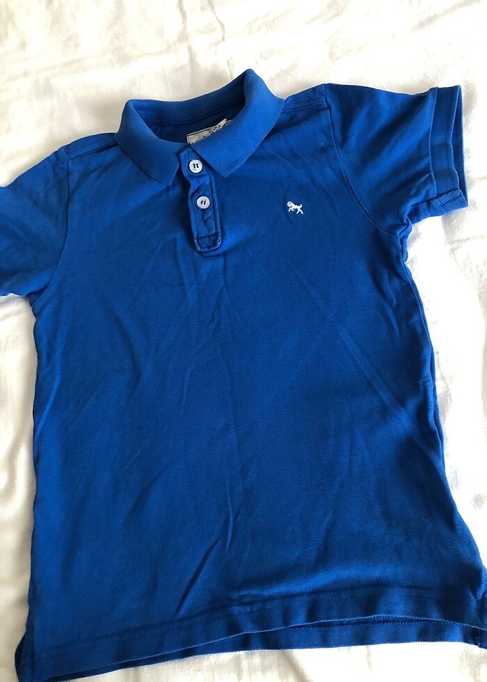 H&M marka L.O.G.G polo yaka 4-6 yas tshirt- lakos - Görsel 2