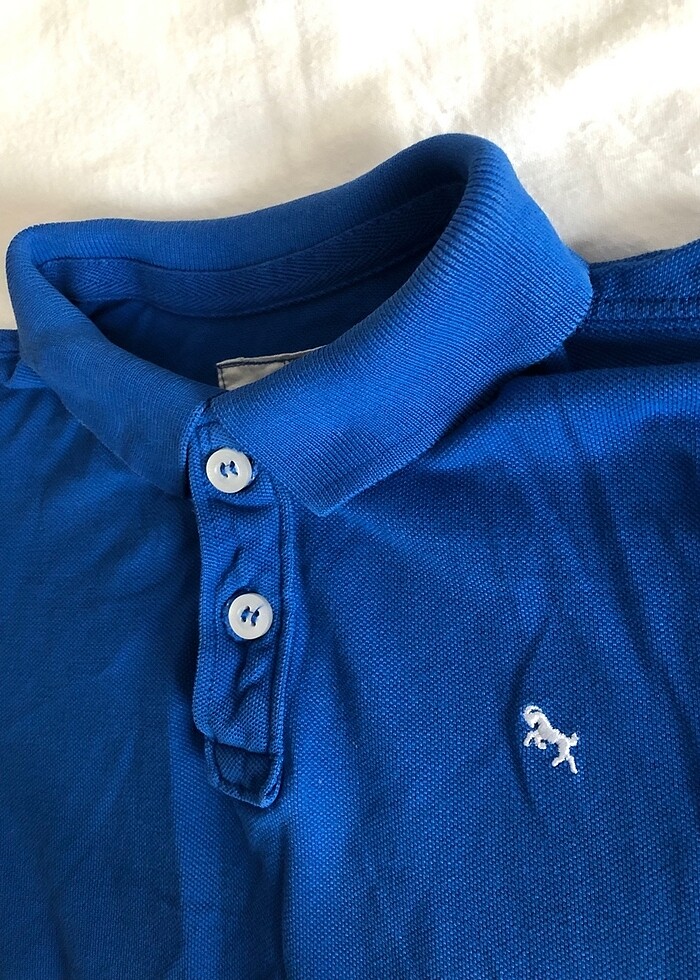 H&M marka L.O.G.G polo yaka 4-6 yas tshirt- lakos - Görsel 4