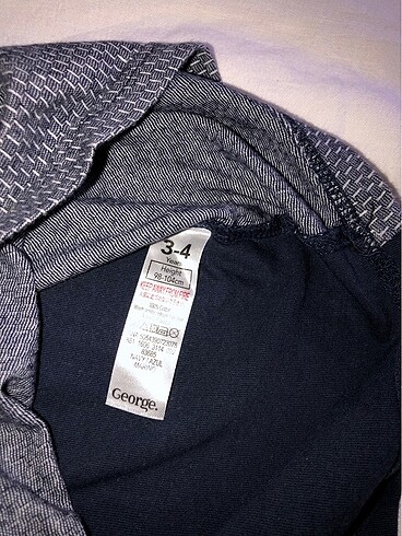 George marka 3-4 yaş tshirt-lakos - Görsel 5