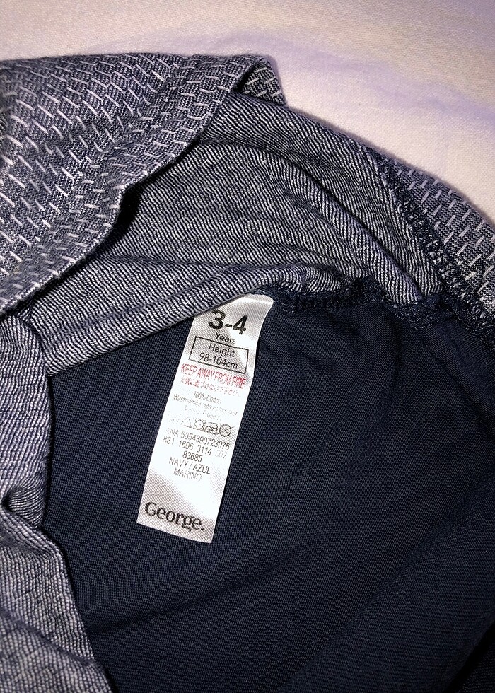 George marka 3-4 yaş tshirt-lakos - Görsel 5