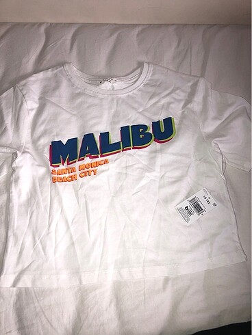 Candy marka 10-11 yaş beyaz-siyah tshirt-crop-kisa tshirt - Görsel 6