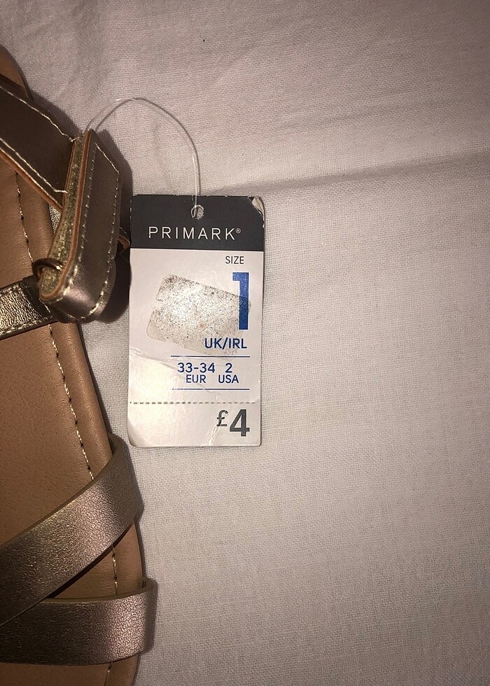 Primark 33-34 numara yeni etiketli sandalet - Görsel 4