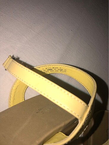 Cuaceke couture 30 numara sarı sandalet - Görsel 6