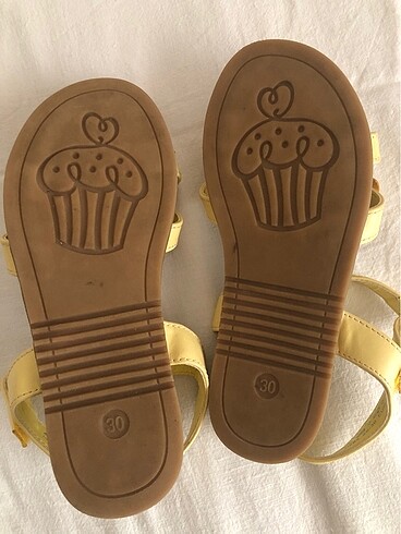 Cuaceke couture 30 numara sarı sandalet - Görsel 5