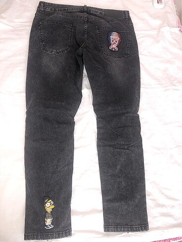 Mjg etiketli 100/98 cotoon karikatürlu pantolon. - Görsel 5
