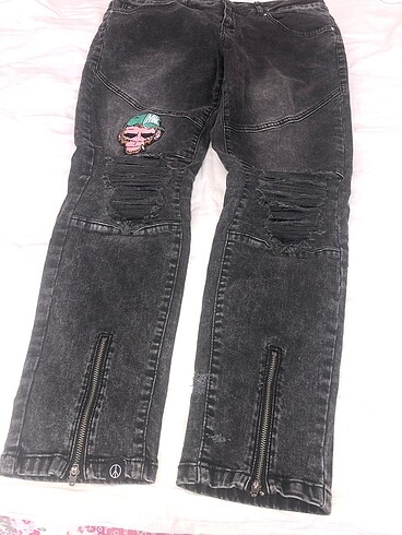 Mjg etiketli 100/98 cotoon karikatürlu pantolon. - Görsel 4
