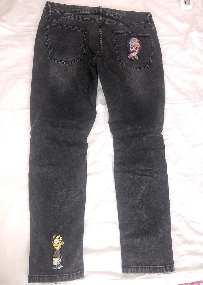 Mjg etiketli 100/98 cotoon karikatürlu pantolon. - Görsel 5