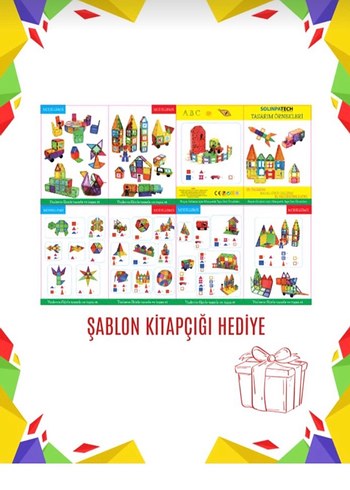 80 parça içerisinde 1 adet magnetik araba mevcut - Görsel 5