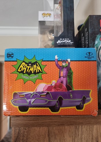  Beden Renk McFarlane Batmobile & The Joker figürü