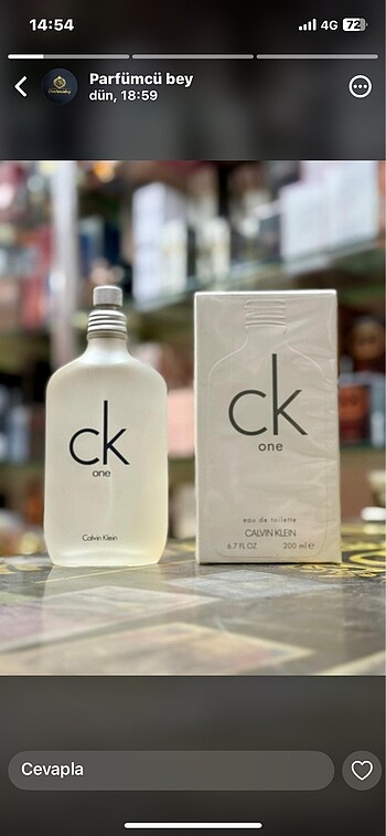 Calvin Klein One Parfüm