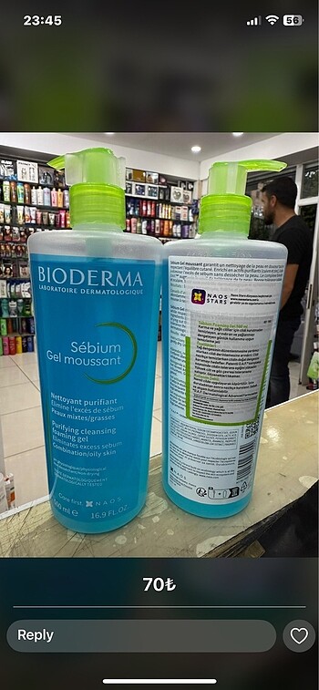 Bioderma Yüz temizleme Jeli