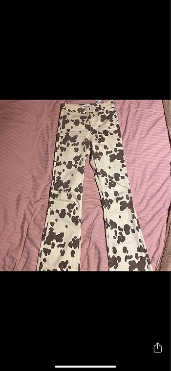 Zara desenli pantolon