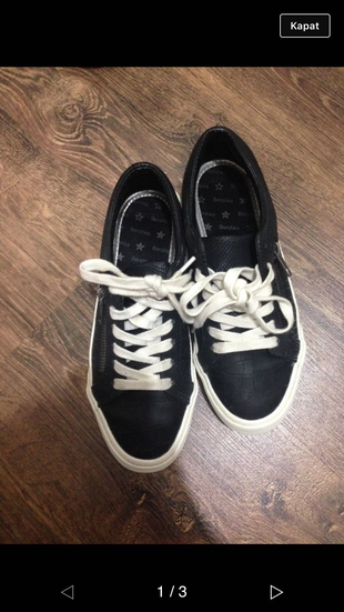 37 Beden Siyah sneaker 