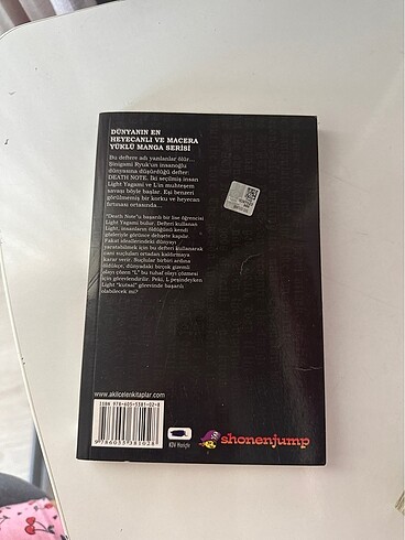  Beden Death note manga ilk iki kitabı