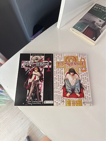 Death note manga ilk iki kitabı
