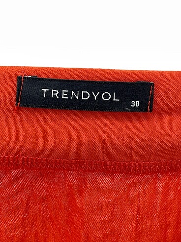 38 Beden turuncu Renk Trendyol & Milla Uzun Elbise %70 İndirimli.