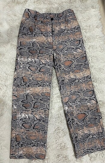 LEOPAR DESEN LİKRALI PANTOLON - Görsel 2