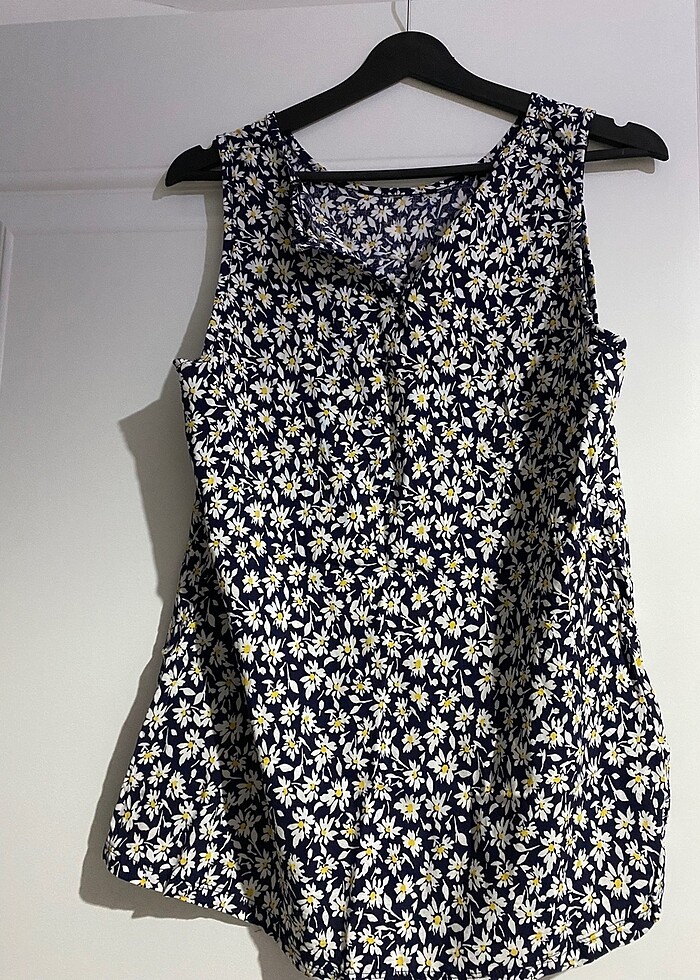 PAPATYA DESENLİ BLUZ - Görsel 2