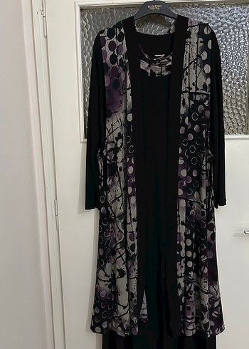 Elbise ceket tesettür takım - Görsel 2