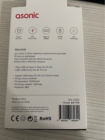 PowerBank 10000 Mah - Görsel 8