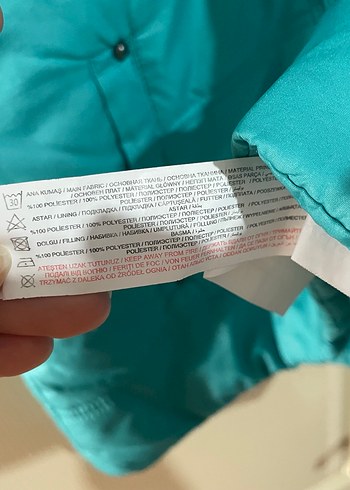 LC Waikiki Turkuaz Kapüşonlu Fermuarlı Çocuk Yelek