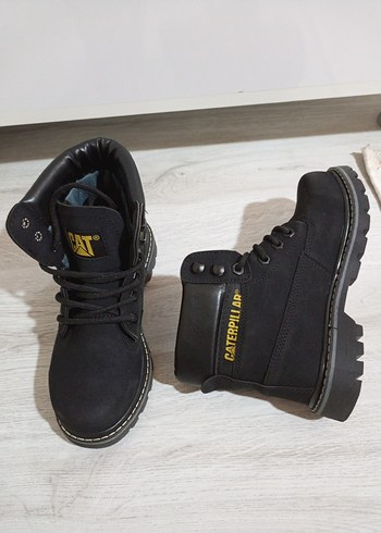 Siyah Erkek Street Wear Botlar Velcro - Görsel 2